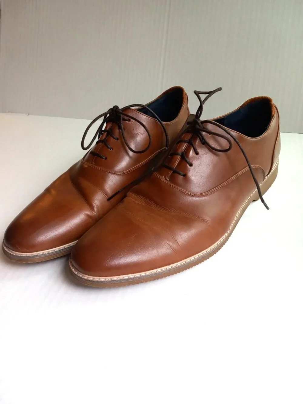 Steve Madden Tan Nunan Men's Dress Shoes - size 12